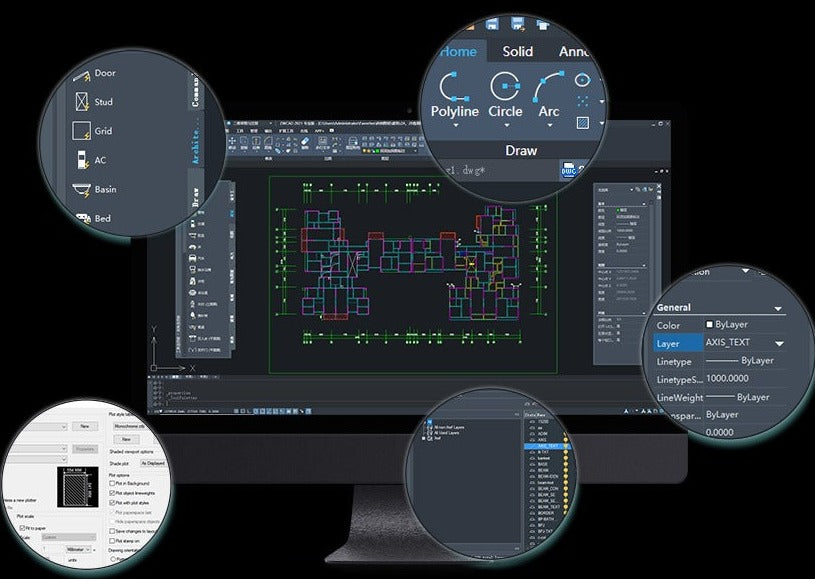 ZWCAD Professional Immagine CAD